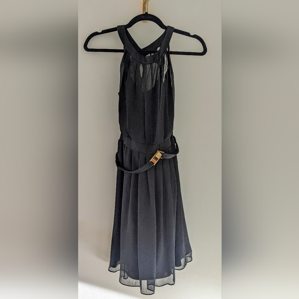 White House Black Market Halter Fit and Flare Dress